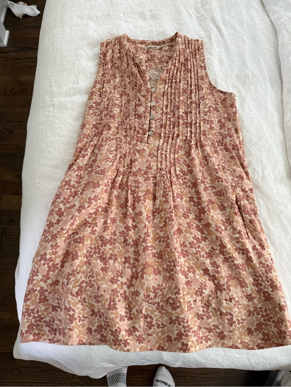 Faherty floral shift dress size XS